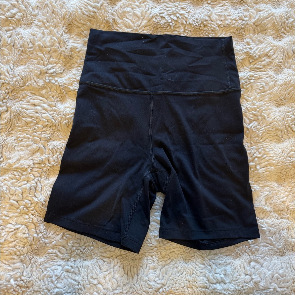 all in motion Black High-Rise Bike Shorts